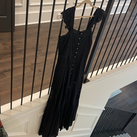 Veronica Beard Cotton Aislin Eyelet Tiered Maxi Dress - Picture 5 of 5